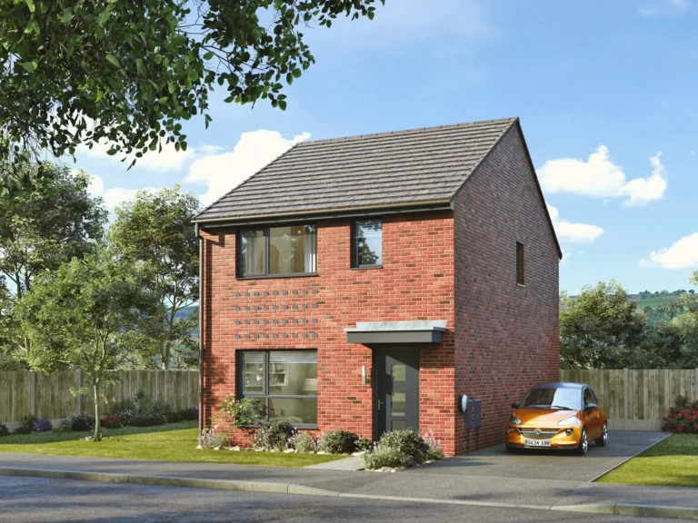 A CGI render of The Hollinwood housetype coming soon at Orchard Grove, Wigan.