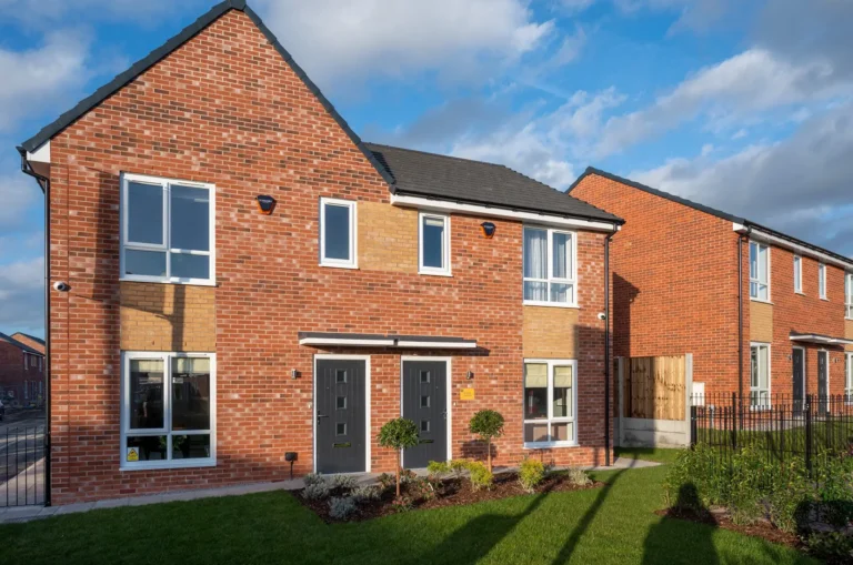 A photo of The Bowker housetype at Woodlands Green housing development at Bolton.